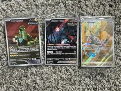 Pokemon TCG Scarlet & Violet 3 Card Black Star Promo Lot FACTORY SEALED MINTY - Image 1