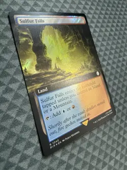 MTG Sulfur Falls #1040 Surge Foil Extended Art Rare UB: Fallout (PIP) - Image 3