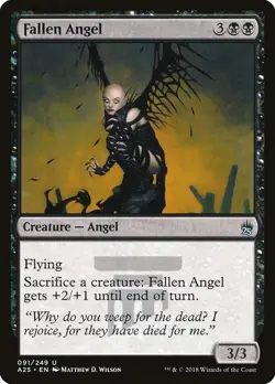 Fallen Angel Foil Masters 25 91 NM MTG - Image 1