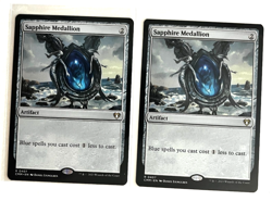 MTG – Commander Masters – Sapphire Medallion - Rare 0407 x 2 - Image 1