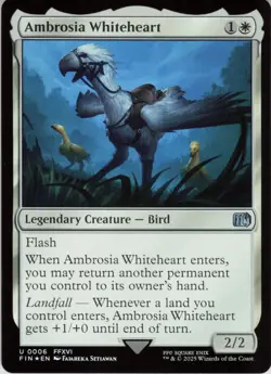 Ambrosia Whiteheart U FINAL FANTASY 6 NM Foil MTG - Image 1