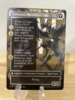 MTG Dion, Bahamut's Dominant Borderless Regular #0376 Final Fantasy Rare NM/M - Image 2