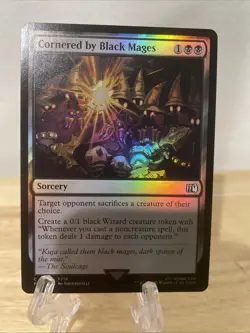 MTG Cornered by Black Mages FOIL #0093 Final Fantasy Common NM/M - Image 1
