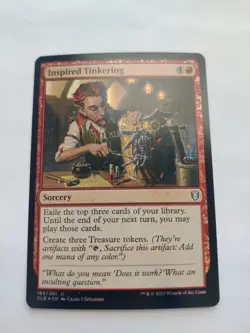 Inspired Tinkering Commander Legends: Battle for Baldur's Gate Foil MTG - Image 1