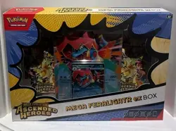 Pokemon Ascended Heroes Mega Feraligatr Ex Box Brand New Factory Sealed-Fast - Image 1
