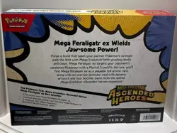 Pokemon Ascended Heroes Mega Feraligatr Ex Box Brand New Factory Sealed-Fast - Image 2
