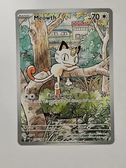 Pokemon TCG Meowth 106/094 IR Phantasmal Flames - Image 1