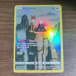 Hoothoot TG12/TG30 - NM HOLO RARE FULL ART Astral Radiance 2022 Pokemon TCG Card - Image 1