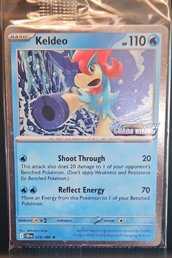 Pokemon Keldeo Chaos Rising Promo Sealed 019/086 - Image 1