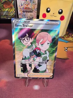 Gym Trainer 068/072 Shining Fates Full Art Trainer NM Pokemon TCG 🏋 - Image 1