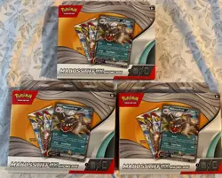 3x Pokemon TCG: Mabosstiff EX Showcase Box Sealed 3 boxes 9 Packs Total - Image 1