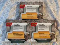 3x Pokemon TCG: Mabosstiff EX Showcase Box Sealed 3 boxes 9 Packs Total - Image 2
