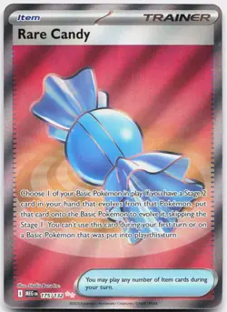 Rare Candy 175/132 Ultra Rare Mega Evolution Pokemon Near Mint - Image 1