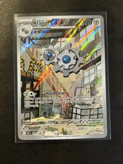 Pokemon Klang Illustration Rare 140/086 Black Bolt White Flare English NM Holo - Image 1