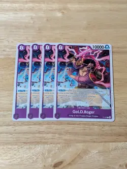 One Piece TCG x4 Gol.D.Roger P-107 - Image 1