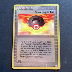 Pokemon Reverse Foil Card Team Magma Ball 80/95 (Ex Team Magma Vs Team Aqua) NM - Image 3