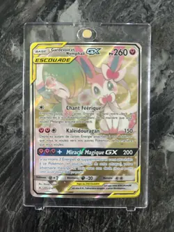 Gardevoir & Sylveon GX 205/214 Rare Ultra Unbroken Bonds Pokemon Card NM/M FR - Image 1