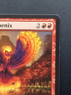 MTG - Rekindling Phoenix Rivals of Ixalan Red Mythic Creature 111/196 Near Mint - Image 3