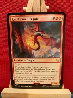 Knollspine Dragon - Lord of the Rings Commander - Rare - NM - MTG - Image 1