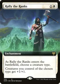 Rally the Ranks NonFoil Kaldheim 336 NM MTG - Image 1