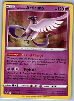 Galarian Articuno 063/203 Holo SWSH07: Evolving Skies - Pokemon Card - NM - Image 1