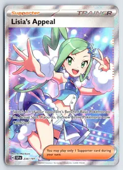 LISIA'S APPEAL 234 SURGING SPARKS POKEMON LP - Image 1