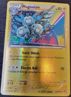 Reverse Holo Foil Magneton # 53/162 XY: Breakthrough Set Pokemon Cards NM/MINT - Image 1