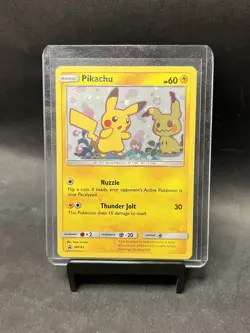 Pikachu Promo SM162 Black Star Team Up Blister Pokemon Card Sun & Moon - Image 1