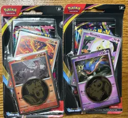 Pokemon Chaos Rising Single Pack Blister Lot Zacian and Reshiram Sealed Pack - Image 1