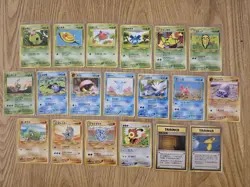 2000 Pokemon Japanese Neo Discovery (Crossing The Ruins) Set Lot x19 - Image 1