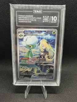 Pokemon TCG Cynthia's Roserade 184/182 IR Destined Rivals TAG 10 - Image 1