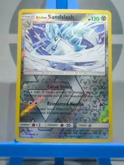 Alolan Sandslash 138/236 - Reverse Holo Rare - S&M: Cosmic Eclipse - Pokemon TCG - Image 3
