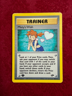 Pokemon TCG Misty's Wish 1st Edition 108/132, Gym Challenge (MP) - Image 1