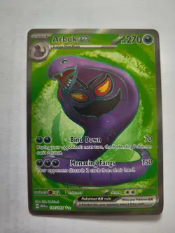 Pokemon - Arbok ex - 185/165 - Scarlet & Violet 151 - Holo - Ultra Rare NM - Image 1