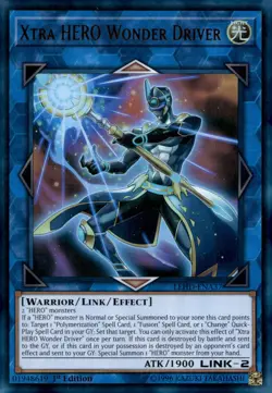 Yu-Gi-Oh! Xtra HERO Wonder Driver 1st Ed. LEHD-ENA37 Ultra Rare NM/LP x1 - Image 1