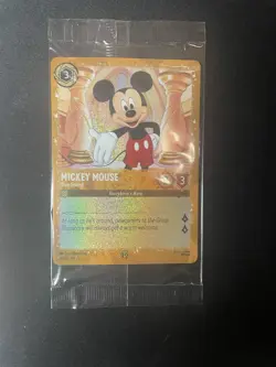 Sealed Mickey Mouse True Friends Promo Puzzle Glimmer Foil Lorcana Card - Image 1