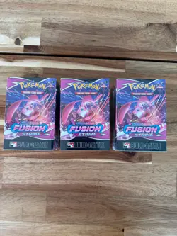 3 x Pokemon TCG Fusion Strike Build and Battle Box (4 Packs) -Brand New & Sealed - Image 1