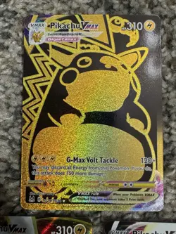 Pokemon TCG Pikachu VMAX 3 Card Lot MINTY - Image 4