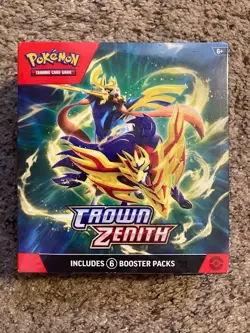 Pokemon TCG Sword & Shield Crown Zenith Booster Bundle Box 6 Packs New Sealed * - Image 1