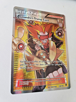 Pokemon TCG XY Phantom Forces Full Art Trainer Lysandre's Trump Card 118/119 LP - Image 1