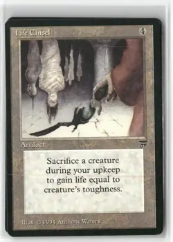 Life Chisel Uncommon Legends Magic: The Gathering Lightly Played - Image 1
