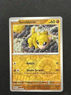 Pokemon Twilight Masquerade - Sandshrew - 097/167 - Reverse Holo - M/NM - Image 2