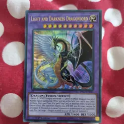 LIGHT AND DARKNESS DRAGONLORD INFO-EN034 ULTRA RARE YUGIOH Nm - Image 1