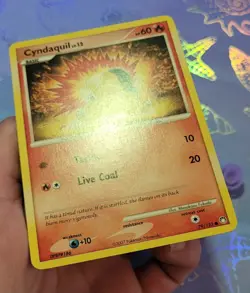 Cyndaquil 79/123 Mysterious Treasures Pokemon Card LP - Image 4
