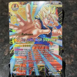SS Son Goku Majin Showdown PRERELEASE Foil Dragon Ball Super Card Game | NM - Image 1