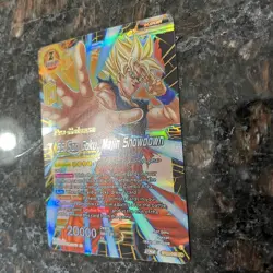 SS Son Goku Majin Showdown PRERELEASE Foil Dragon Ball Super Card Game | NM - Image 2