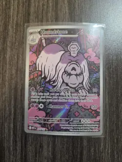 Pokemon TCG Houndstone Illustration Rare Card 145/132 - Image 1