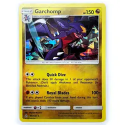Pokemon Garchomp SM Ultra Prism 99/156 Reverse Holo Rare Card NM - Image 1