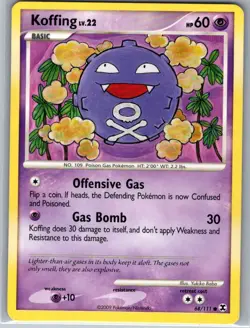 Koffing 68/111 Non Holo Rising Rivals - Pokemon Card - NM - Image 1