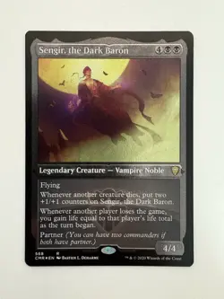 Sengir the Dark Baron Etched Foil MTG Magic the Gathering Card NM Near Mint CMR - Image 1